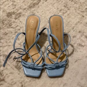 Women's Blue Strappy Sandals